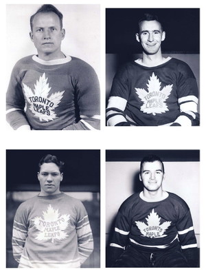 Toronto Scottish and the Toronto Maple Leafs. Image courtesy of the Hockey Hall of fame, Toronto.